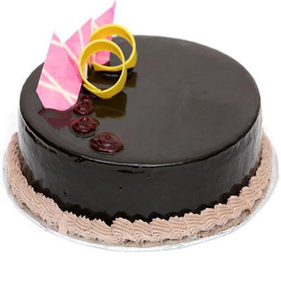 "Round shape chocolate cake - 1kg - Click here to View more details about this Product